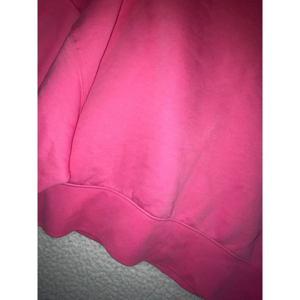 Nike Sportswear Essential Women Fleece Cropped Sweatshirt Pink m center swoosh - Picture 5 of 11
